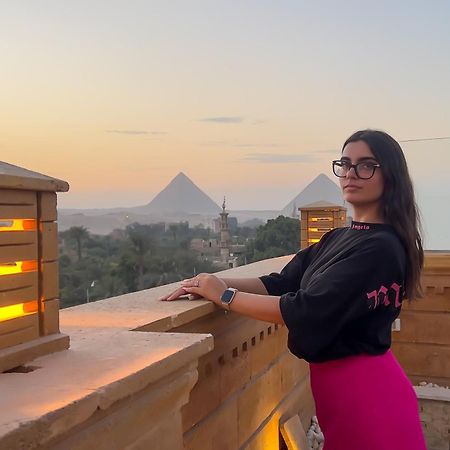 Taj Pyramids View Inn Kafret el-Gabal Kültér fotó