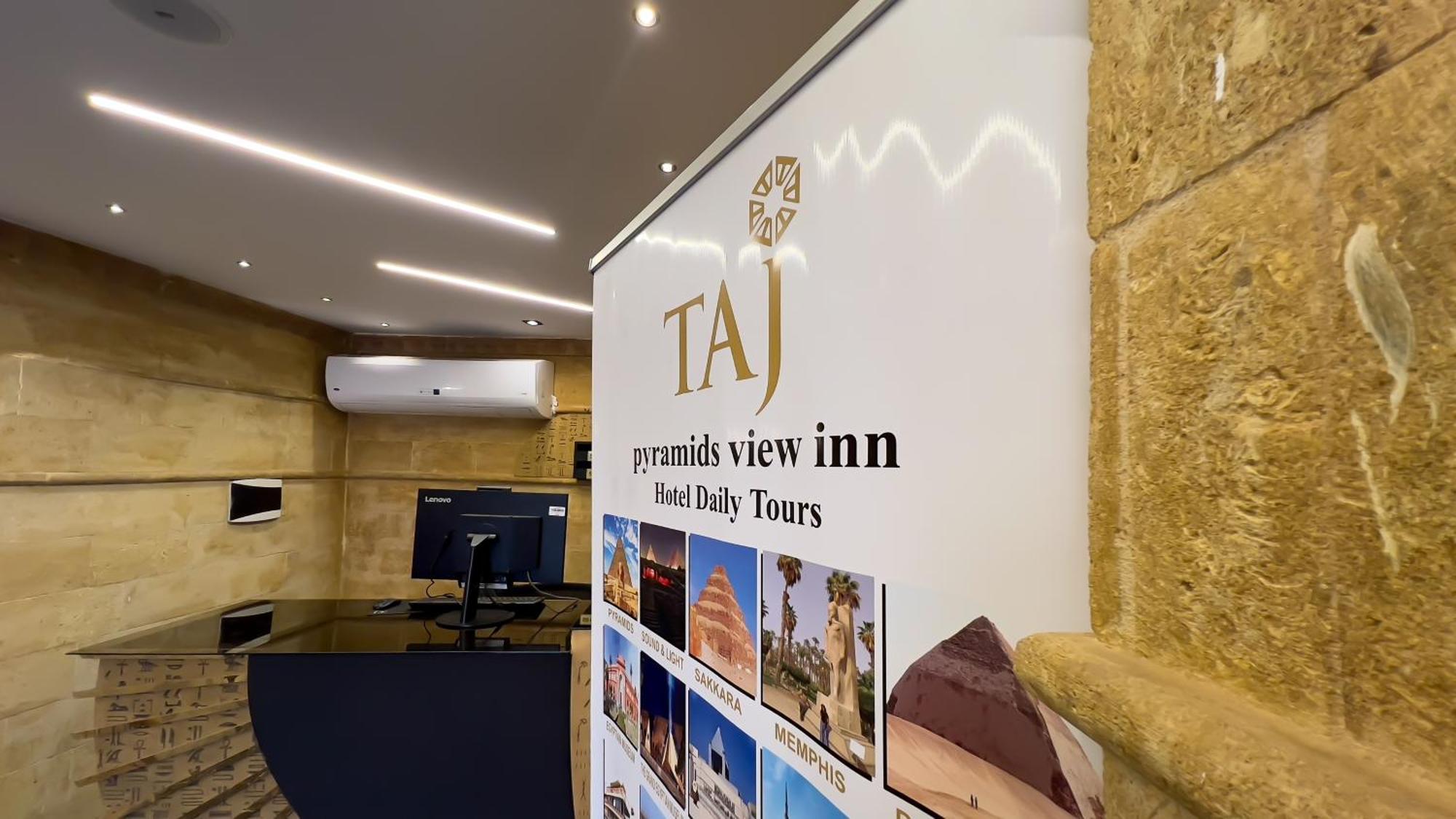 Taj Pyramids View Inn Kafret el-Gabal Kültér fotó